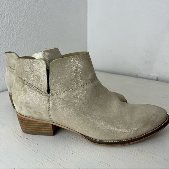 Seychelles metallic sheen Snare suede ankle bootie size 8.5 - Picture 10 of 10